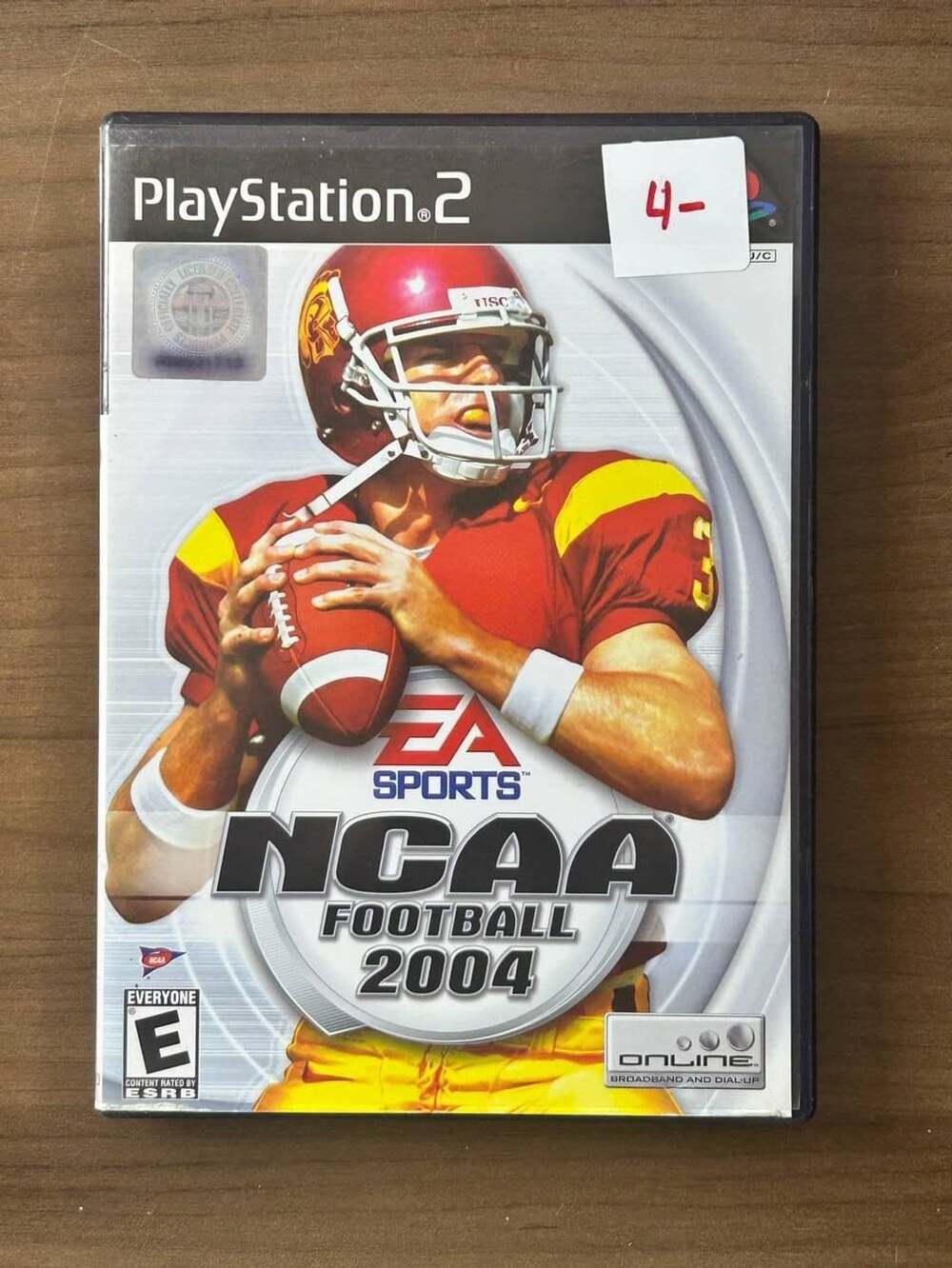 NCAA Football 2004 PS2 PlayStation 2 EA Sports CIB Disc Case Manual